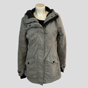 Bench Women's Gray Long Utility Jacket